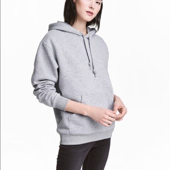 H&M Gray Brushed Hoodie - Picture 1 of 3